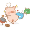 BUGCAT CAPOO 💙 y Pig 🐷 🍔 8