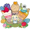 Official Sticker of okama's Alice Series 18