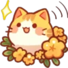 Gatito flor amarilla 2🐱🌻 19