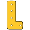 Letter Lacing Cards BlancaAT 26