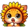 Gatito flor amarilla 🐱🌻 6