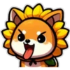 Perrito flor amarilla 🐶🌻 11
