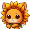Gatito flor amarilla 🐱🌻 11
