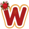ABC 🌺 POINSETTIA LOWER CASE LETTERS 12