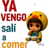 YA 19 VENGO salí a comer Mary