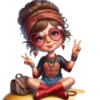 Chicas Hippies💞2🇵🇪Clásica 12
