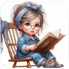 Niñas bonitas leyendo📖💞1🇵🇪Clásica 7