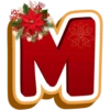 ABC POINSETTIA RED LETTER 9
