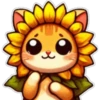 Gatito flor amarilla 🐱🌻 13