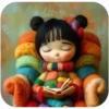 Niñas bonitas leyendo📖💞1🇵🇪Clásica 8