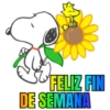 Snoopy Días de la Semana BlancaAT 6