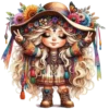 Chicas Hippies💞2🇵🇪Clásica 13