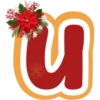 ABC 🌺 POINSETTIA LOWER CASE LETTERS 15