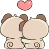 sticker cute dog 9