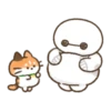 Baymax & Mochi 🌸♥ 12