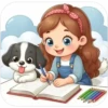 Niñas bonitas leyendo📖💞1🇵🇪Clásica 12