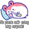 No puedo salir estoy
muy ocupad@