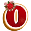 CHRISTMAS NUMBERS POINSETTIA 10