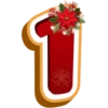 CHRISTMAS NUMBERS POINSETTIA 11