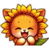 Gatito flor amarilla 🐱🌻 20