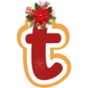 ABC 🌺 POINSETTIA LOWER CASE LETTERS 18