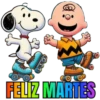 Snoopy Días de la Semana BlancaAT 7