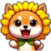 Perrito flor amarilla 🐶🌻 23