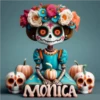 Nombres Catrinas 3D💀2🇲🇽Clásica 20