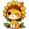 Gatito flor amarilla 🐱🌻 22
