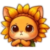 Gatito flor amarilla 🐱🌻 25