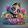 Nombres Catrinas 3D💀2🇲🇽Clásica 23