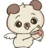 sticker cute dog 14