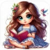 Niñas bonitas leyendo📖💞1🇵🇪Clásica 23