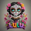 Nombres Catrinas 3D💀2🇲🇽Clásica 25