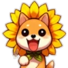 Perrito flor amarilla 🐶🌻 27