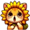 Gatito flor amarilla 🐱🌻 27
