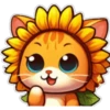 Gatito flor amarilla 🐱🌻 28