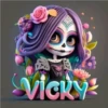 Nombres Catrinas 3D💀2🇲🇽Clásica 26