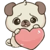 sticker cute dog 16