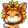 Gatito flor amarilla 🐱🌻 29
