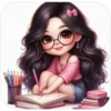 Niñas bonitas leyendo📖💞1🇵🇪Clásica 24