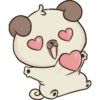 sticker cute dog 17