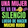 UNA MUJER SE VA EN S Karly Martz SILENCIO LUEGO DE HACER MUCHO RUIDO