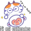 TE LO DIJE
Ni asi entiendes