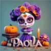 Nombres Catrinas 3D💀2🇲🇽Clásica 30