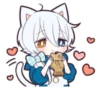 WHITE KITTEN 5 7