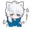 WHITE KITTEN 5 16