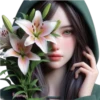 Girl flowers1🌷 23