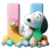 ALFABETO PASCUA CON SNOOPY 20