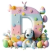 ALFABETO PASCUA CON SNOOPY 21